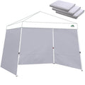 Canopy Sidewalls for 10x10 Slant Leg Pop Up Tent,3 Pack Sunwalls Only,(Gray) - color: Gray, size: 10X10