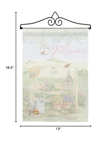 Breeze Decor Bingo Win Garden Flag Set Wall Hanger Interests Game Bunco Night Dice Poker Hobbies Leisure Activity Small Decorative Gift Yard House Banner Double-Sided Made in USA 13 X 18.5 - size: Garden Flag Set 13"x 18.5" w/ Wall Hanger