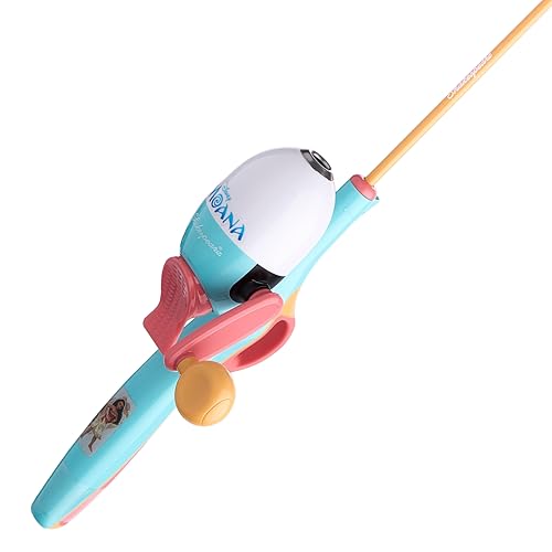 Shakespeare Youth Fishing Reel and Rod Combo - color: Disney Moana 7 pc Kit