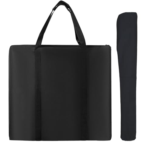 LWFCOEE Dog Playpen Storage Bag, 24/32/40 Inch Waterproof Heavy Duty Fence Travel Bag with Handle for RV Trip, Fits 8 Panels Dog Pen and 9 Stakes, 32.6"x25"x6.5" - style: Fits Under 24"hx32"w 8 Panels Dog Playpen and 9 Stakes