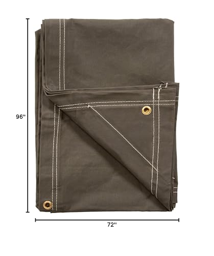 Stansport Heavy Duty Canvas Tarp - size: 6' x 8'