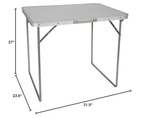 Stansport Compact Portable Kids Picnic Table – Foldable Space-Saving Design with Locking Legs – Lightweight Children’s Picnic Set for Travel, Parks, Campsite – Durable Steel Frame & Easy Clean Surface - style: Folding Utility