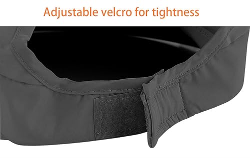Sun Hats for Women Wide Brim Sun Hat UV Protection Caps Floppy Beach Packable Visor - color: Black