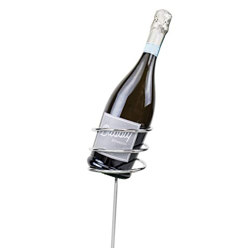 Tovolo 205300C Steady Sticks Wine Bottle Holder, Chrome - color: Chrome, style: Wine Bottle Holder