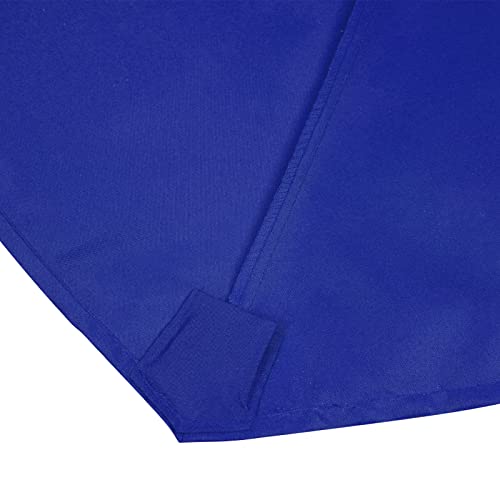 Sunnyglade 7.5ft Patio Umbrella Replacement Canopy Market Umbrella Top Outdoor Umbrella Canopy with 6 Ribs - color: Navy Blue
