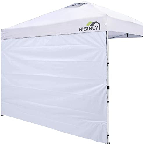 Canopy Sidewall 10x10 ft White Waterproof UV Block Oxford Cloth Pop Up Tent Panel Outdoor Event Easy Install (Single Sidewall Only), White - color: White, size: 10x10ft Sidewall*1