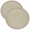 9 Inches Wheat Straw Plates, Unbreakable Dinner Plates, Reusable Plate for Camping,Picninc,Family Dinner, Dishwasher & Microwave safe - color: Beige