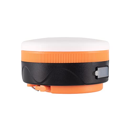 LIT-PaTH Rechargeable LED Camping Lighting Fixture Camping Lantern with Magnet Base, 1800 mAh, Survival Kit for Emergency, Hurricane, Outage, Small Orange, 1-Pack - size: 1-Pack, style: Small Orange
