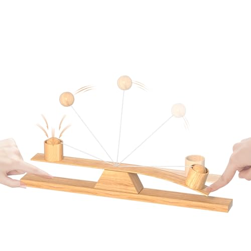 Ring Toss Game, Portable Wooden Tabletop Game for Teens & Adults, Skill Development & Dexterity Challenge, Office Desk Travel Party Camping Game Night Fun