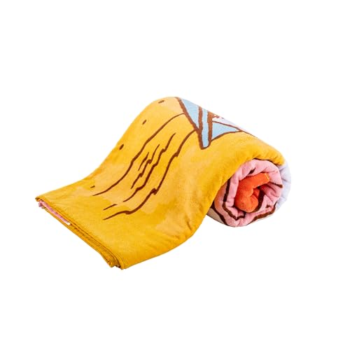 Berkshire Peanuts® Snoopy Beach Towel — 100% Cotton Pool & Beach Towel, Absorbent, Quick-Drying & Sand-Free, 36'' × 72'', Snoopy Beachy Good Life - color: Snoopy Beachy Good Life
