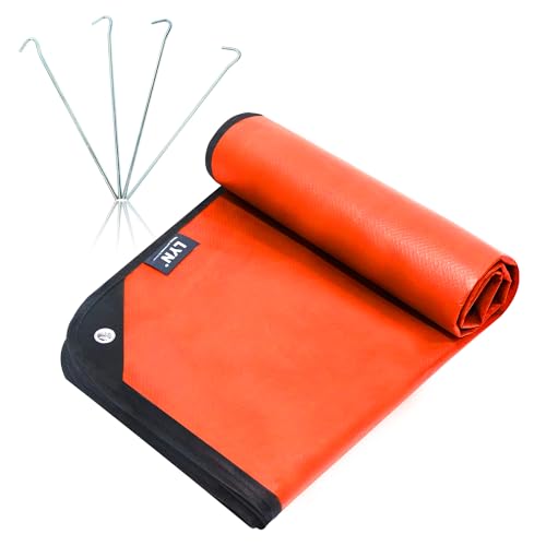 LYN Heavy Duty Emergency Blanket Survival Gear Waterproof Insulated Blanket Emergency Tarp for Camping, Hiking, Bushcraft - color: Orange