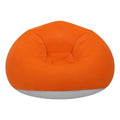 6PCS Inflatable Lazy Sofa, Portable Inflatable Couch, Outdoor Camping Chairs, Inflatable Bean Bag Chairs, Folding Portable Bean Bag Loungers Couch (Orange x6)