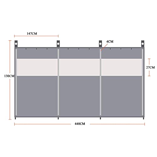 COYEUX Camping Windbreaks Windscreen, Beach Windshield Shelter, Foldable Outdoor Caravan Privacy Shield, Sunshade Screen, Backpack Portable Picnic Screen, for Garden Charcoal Grills BBQ