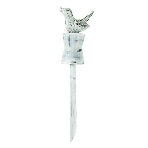 Clever Garden Heavy Duty Decorative Hose Guide - White Sparrow, 1 Pack