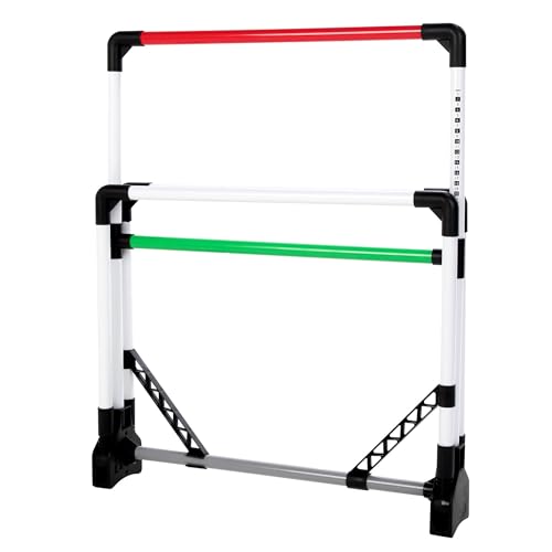 MD Sports Ladder Toss Game Set, Portable Foldable PVC with Weighted Base, Built-in Scoring, 2 Targets, 6 Bolos, Carry Bag, Perfect for Indoor Outdoor Gatherings