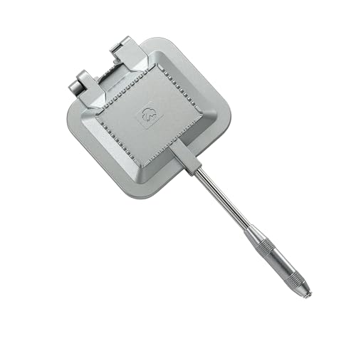 camping moon Sandwich Maker Hot Sand Single Burner Gas Fire Open Fire Compact Aluminum TT-1315 - color: Silver