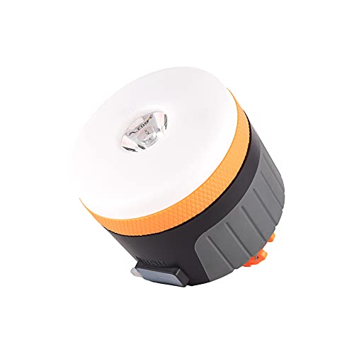LIT-PaTH LED Camping Light, Rechargeable Lantern with Magnet Base, 4400 mAh, Survival Kit for Emergency, Hurricane, Outage, Large Orange, 1 Pack - size: 1-Pack, style: Large Orange