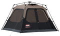 Coleman 4/6/8/10 Person Instant Camping Tent with 1-Minute Setup, Large Family Tent with Pre-Attached Poles, Air Vent, & Carry Bag, Sets Up in About 60 Seconds - size: Contains PFAS, style: 4-person
