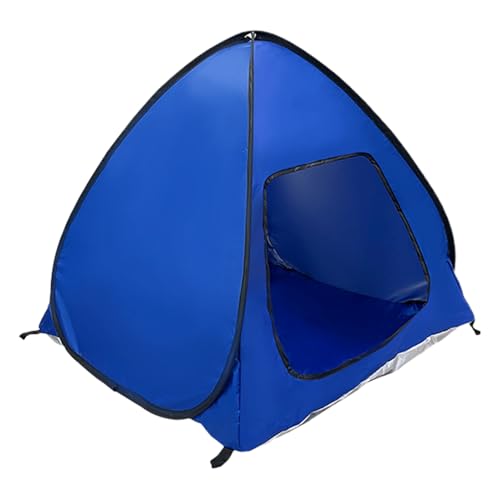 Dog Tent Shelter, Foldable Pet House, Waterproof Shade Canopy, 15.76x14.58x16.94 Inches Portable Structure, Outdoor Protection for Backyard, Garden, Patio, Picnics, Camping, Travel Use - color: Blue XL