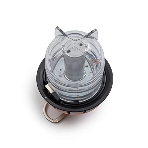 Barebones Beacon Hanging Light – Copper, Rechargeable LED Camping Lantern with Adjustable Brightness – Weatherproof Vintage-Style Hanging Lantern for Outdoor Adventures and Year-Round Use - color: Copper