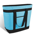 mosago Commercial Insulated Food Delivery Bag 39L, Heavy Duty Thermal Catering Tote with Zipper, Leakproof Hot & Cold Transport Bag for Restaurant & Professional Drivers, Blue - color: Blue