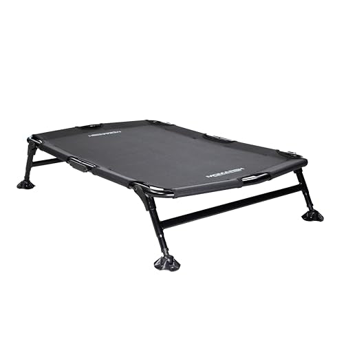 Momarsh Elevated Dog Cot with Washable Soft Pad & Folding Frame for Travel & Home Use | All in One Home Cot with Non Slip Feet | Large Portable Dog Bed | Perfect Padded Pet Bed System for Dogs - color: Elevated Home Cot