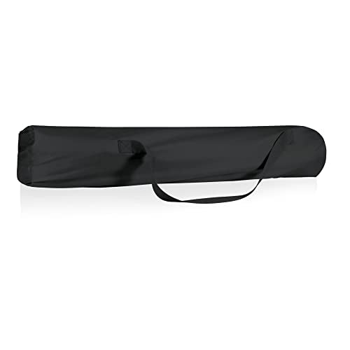 PICNIC TIME NFL Portable Soft Top Travel Table, Black