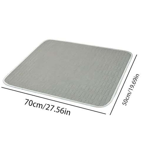Pet Cooling Pad, Summer Heat Relief Mat for Cats Dogs, Ice Effect Sleeping Cushion with Pressure Activated Cooling Core, Lightweight Washable Resting Bed, Home Beach Use Portable Comfort