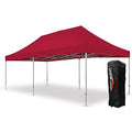 Extreme Canopy Commercial Heavy Duty Aluminum Instant Popup Canopy Tent (Red, 13ft x 26ft) - color: Red, size: 13ft x 26ft