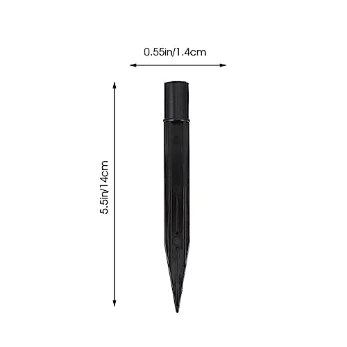 Uonlytech Garden Lamp Stakes Replacement 10-Pack Plastic Solar Light Ground Stakes 5.51X0.55Inch Waterproof Durable Spikes for Outdoor Solar Lights - size: 14X1.4CM
