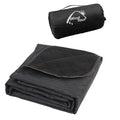 Wind Tour Warm Polar Fleece Blanket Picnic Outdoor & Beach, Machine Washable Camping Quilt for Cold Weather, Adventure, Sleeping, Backpacking (Black) - color: Black