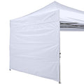 ABCCANOPY Instant Canopy SunWall 10x10 FT, 1 Pack Sidewall Only, No Frame or Top, White - color: White, size: 10x10