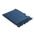 InfuseZen Stonewashed Turkish Bath & Beach Towel –100% Organic Turkish Cotton - Soft, Lightweight, Absorbent - Quick Dry, Sand Free - Swim, Pool, Shower, Travel - Peshtemal, Hammam Spa Towel - Blue - color: Blue