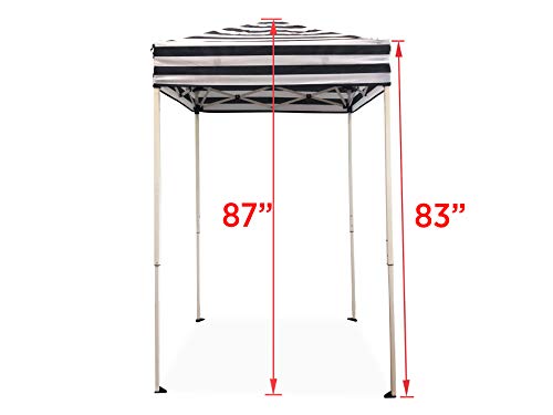 Impact 4'x4' Pop up Changing Dressing Room, Black and White - color: Black,White