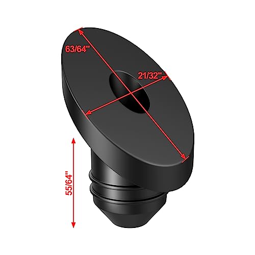 BLIKA 100 Pack 45 Degree Cable Railing Rubber Grommets for 1/8" 5/32" 3/16" Cables for Metal Cable Railing Posts, 30 Degree Angle Beveled Protector Sleeves, 1/8" Cable Railing Grommet - size: 45 Degree