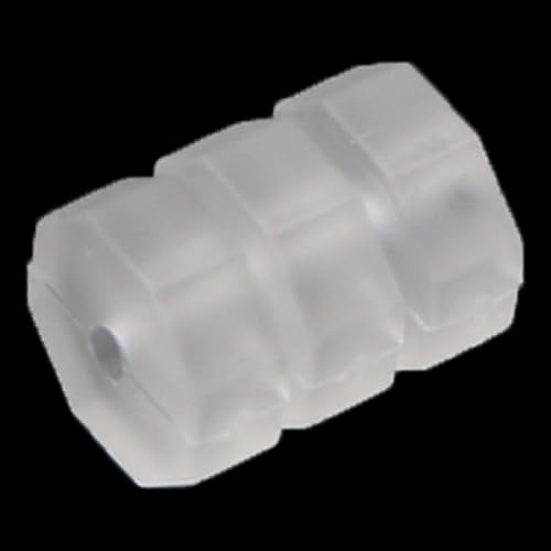 Heyous 100PCS Bicycle Brake Cable Protection Ring Transparent Rubber O Ring Cable Protector Suitable for 1.1-1.8mm Gear Cord