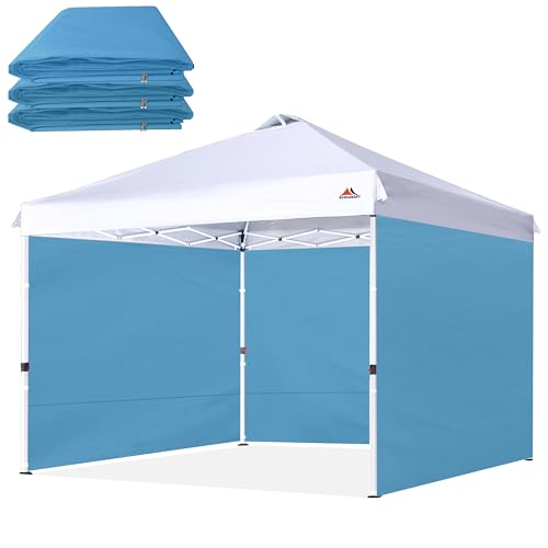SCOCANOPY Sidewalls for 10x10 Canopy Frame, 3 Pack SunWalls Only, Turquoise - color: Turquoise, size: 10x10