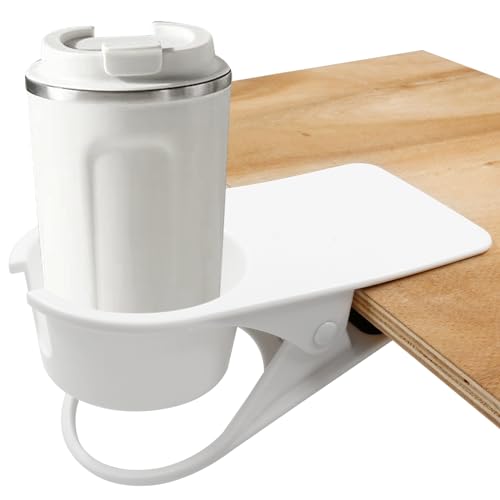 Jiozermi 3-in-1 Drink Holder Clip - Desk & Adirondack Chair Cup Holder for Water, Soda, Coffee (Red, Black, White) - color: Red+Black+White