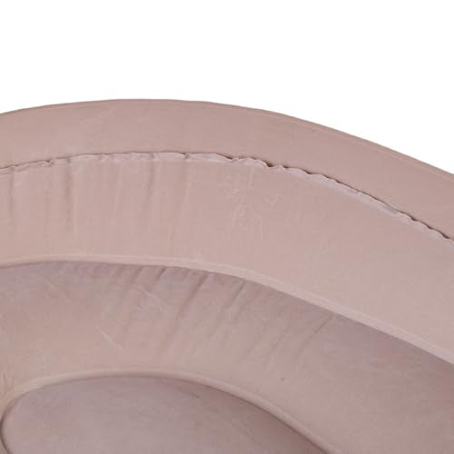 Pissente Inflatable Flocking Sofa Lounger with Built in Pump, Twin Double Size Blow Up Couch for Camping, Patio, 330lb Weight Capacity, Quick Set Up, Indoor & Outdoor