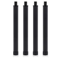 4 Pack Folding Camping Table Legs, 14" Aluminum Alloy Replacement Legs 26" & 30" Camping Tables, Black - style: 4x Grill Table Legs