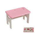 UNICOO Kids Folding Table, Toddler Activity Table for Study, Snack, Art Craft and Play, Portable Plastic Children's Table for Small Spaces, Home and Playroom - color: Pink