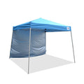Impact Canopy 283010003 Slant Leg Canopy, Blue-One Sidewall - color: Blue, style: One Sidewall