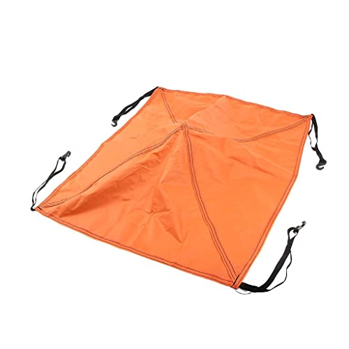 Simhoa 22x22inch Canopy Replacement Top Cover Canopy Awning Tarp, Waterproof Canopy Top for Outdoor Garden Patio Camping Pavilion Sun Shade, Orange