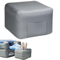 Pittman Inflatable Ottoman Foot Rest for Camping - Outdoor Pouf Ottoman is Waterproof for Camping & Patio - Removable Cover for Easy Cleaning - Inflatable Foot Stool Matches Our Popular Furniture Set - size: Ottoman