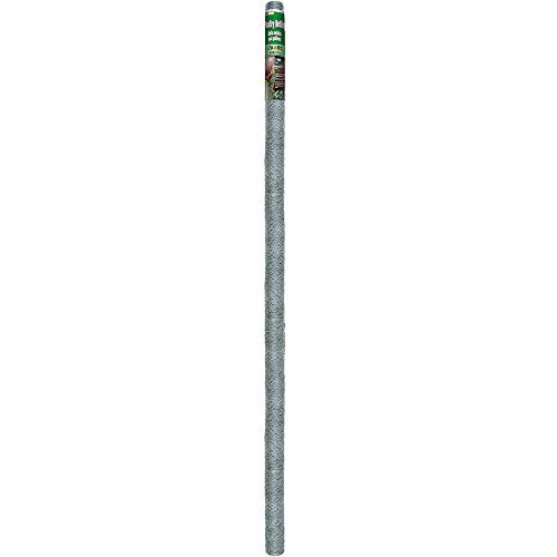 YARDGARD – 1 Inch Twisted Mesh Wire Fence – 72 Inches by 50 Feet – 20 Gauge Galvanized Steel – for Chicken Coops | Poultry Netting | Garden Protection | Rabbit Fencing - size: 72 Inches x 50 Feet
