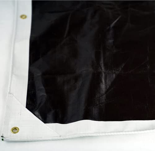 Watershed Innovations HydraTarp 20 Ft. X 20 Ft. Super Heavy Duty Waterproof Tarp - 16mil Thick - White/Brown Reversible Tarp - size: 20ft x 20ft