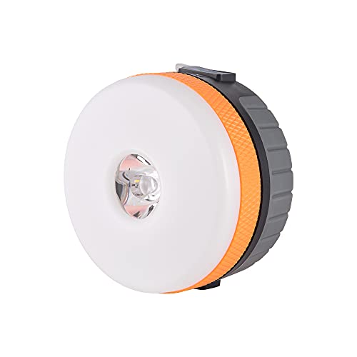 LIT-PaTH LED Camping Lantern, Rechargeable Light with Magnet Base, 2200 mAh, Survival Kit for Emergency, Hurricane, Outage, Medium Orange, 1 Pack - size: 1-Pack, style: Medium Orange