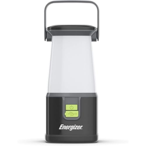 ENERGIZER WeatheReady LED Camping Lantern PRO-360, IPX4 Water Resistant Tent Light, Ultra Bright Battery Powered Lanterns for Camping, Outdoors, Emergency Power Outage - color: Black