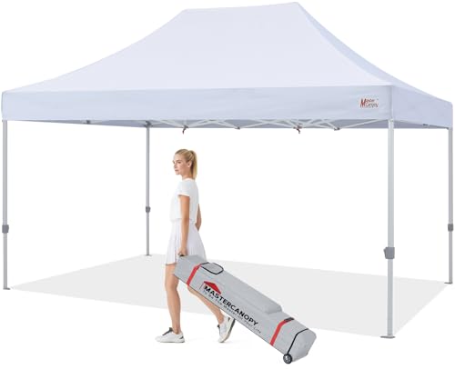 MASTERCANOPY Pop Up Canopy Tent 10x15 Instant Shelter (White) - color: White, size: 10x15