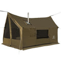 REDCAMP Large Hammock Hot Tent with Stove Jack, Waterproof & Windproof Winter Wall Tent with Snow Skirt, Ultralight 4 Season Tents for Camping, Hiking, Bushcraft, Backpacking, Hunting - style: Khaki Tent